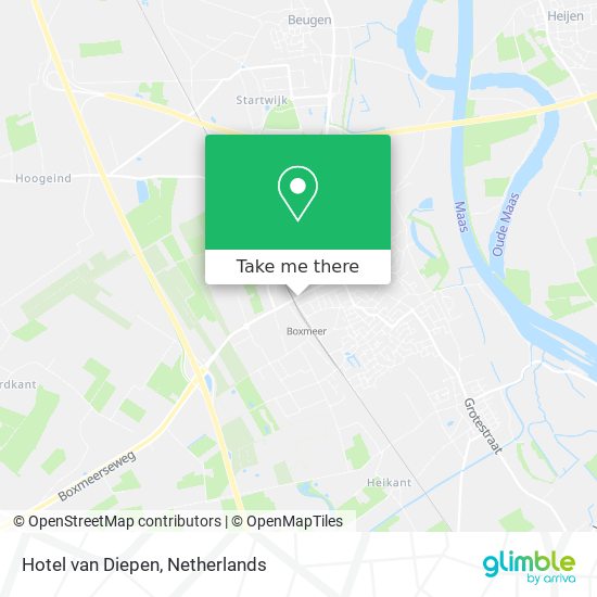 Hotel van Diepen map