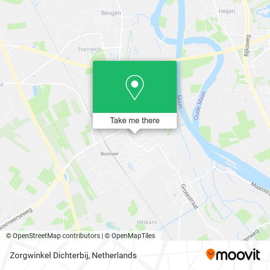 Zorgwinkel Dichterbij map