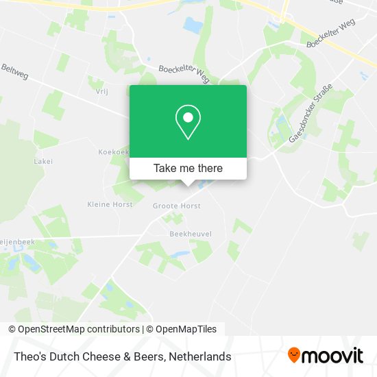 Theo's Dutch Cheese & Beers map