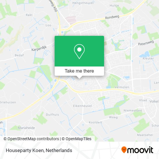 Houseparty Koen map