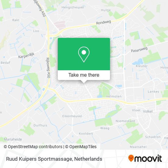 Ruud Kuipers Sportmassage map