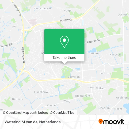 Wetering M van de map