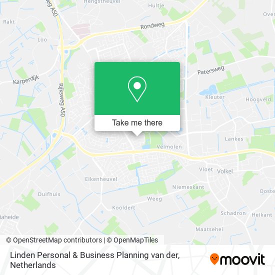 Linden Personal & Business Planning van der map