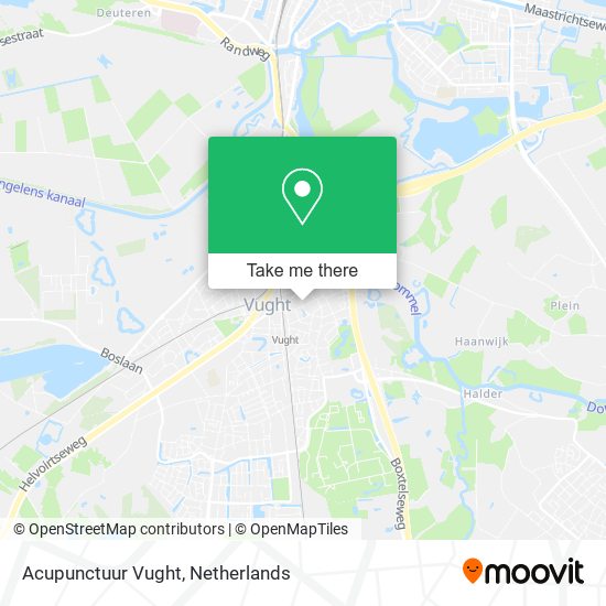 Acupunctuur Vught map