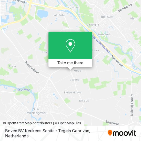 Boven BV Keukens Sanitair Tegels Gebr van map