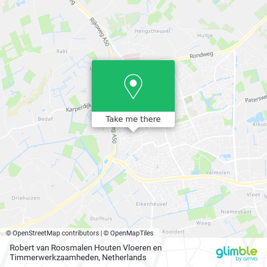 Robert van Roosmalen Houten Vloeren en Timmerwerkzaamheden Karte