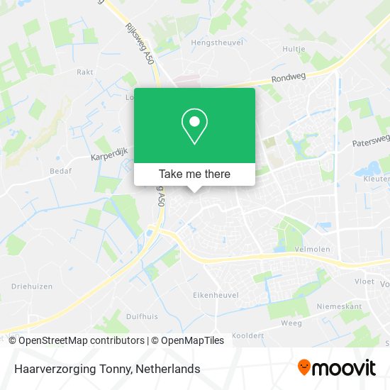 Haarverzorging Tonny map