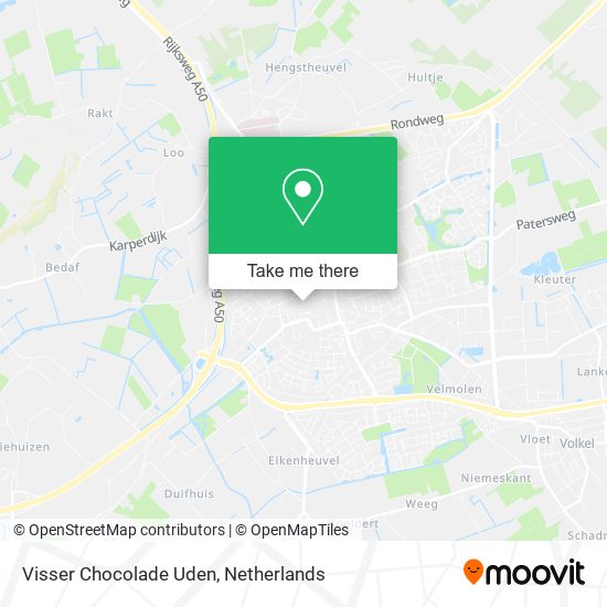 Visser Chocolade Uden map