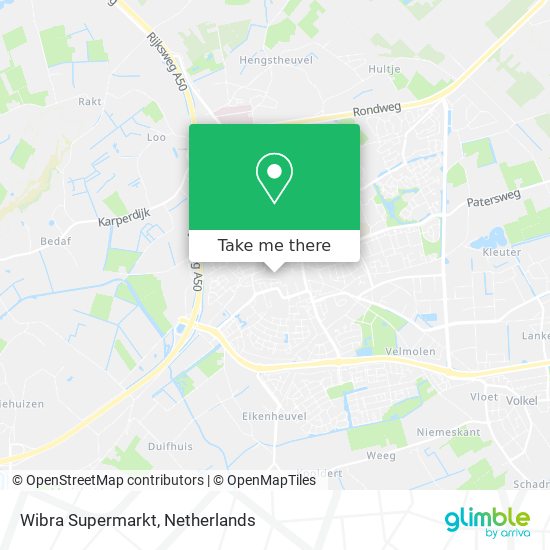 Wibra Supermarkt map