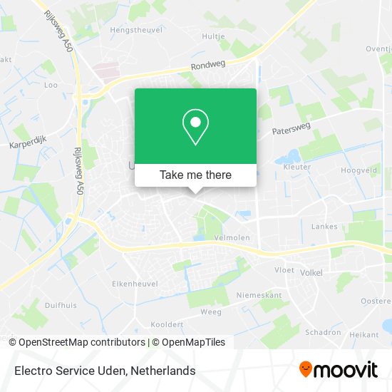 Electro Service Uden map