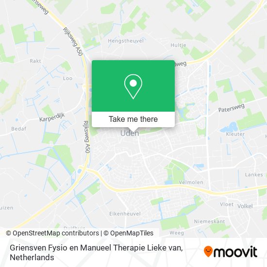 Griensven Fysio en Manueel Therapie Lieke van map