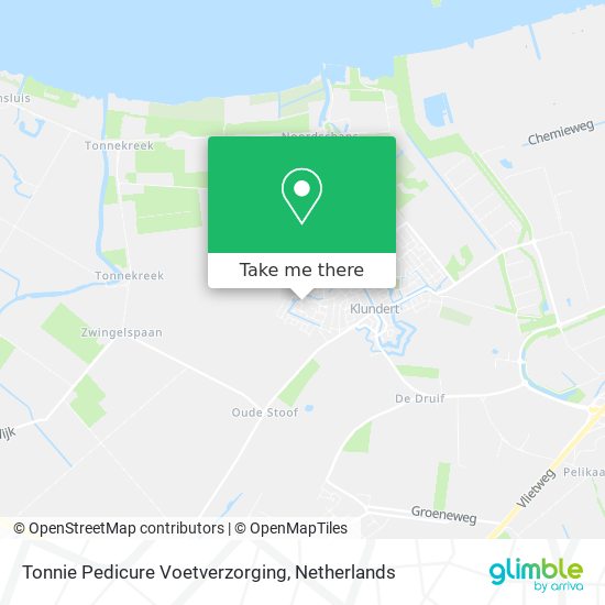 Tonnie Pedicure Voetverzorging Karte