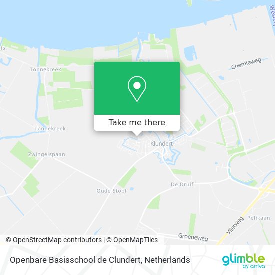 Openbare Basisschool de Clundert map