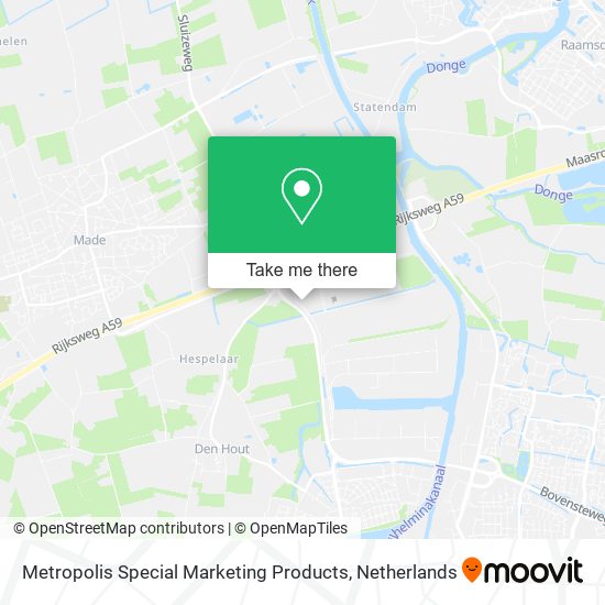 Metropolis Special Marketing Products map