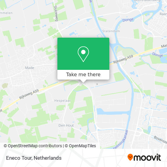 Eneco Tour map