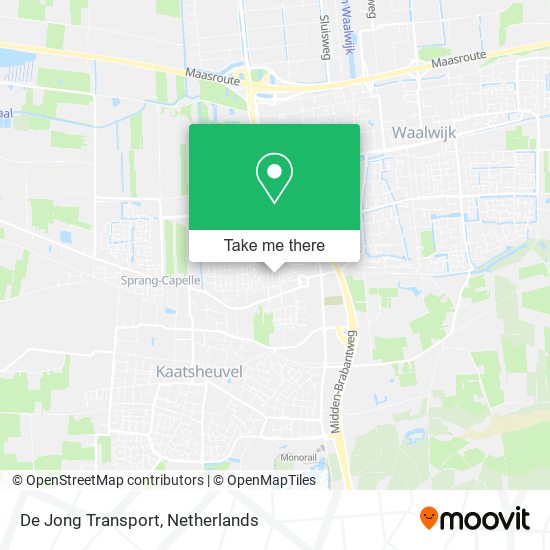 De Jong Transport Karte