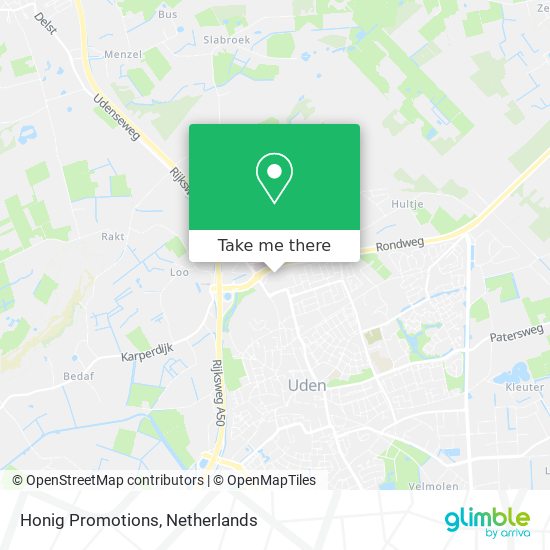 Honig Promotions map