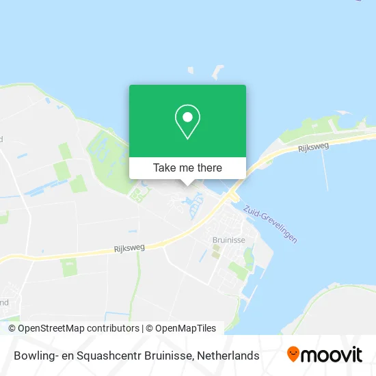 Bowling- en Squashcentr Bruinisse map