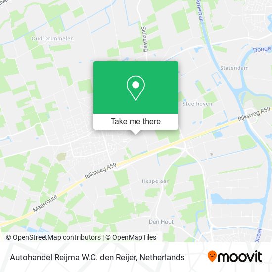 Autohandel Reijma W.C. den Reijer map