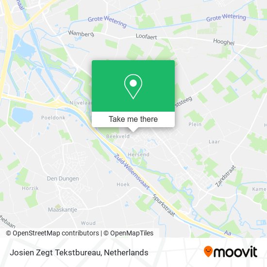 Josien Zegt Tekstbureau map