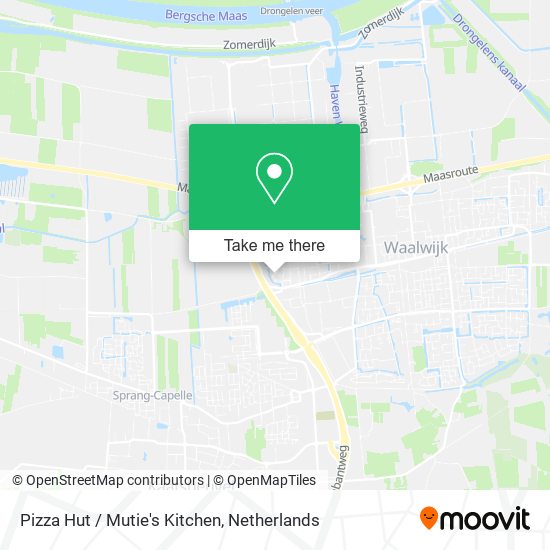 Pizza Hut / Mutie's Kitchen map