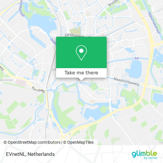 EVnetNL map