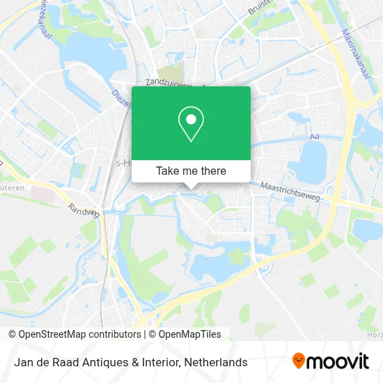 Jan de Raad Antiques & Interior map