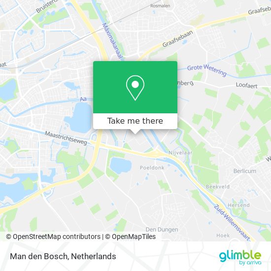 Man den Bosch Karte