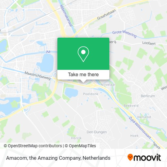 Amacom, the Amazing Company map