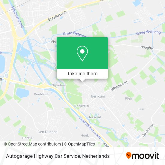 Autogarage Highway Car Service Karte