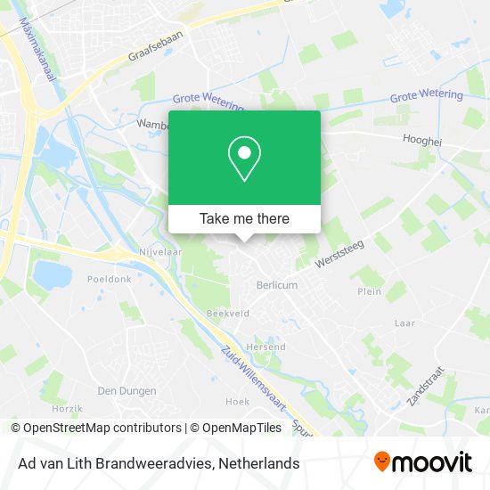 Ad van Lith Brandweeradvies map