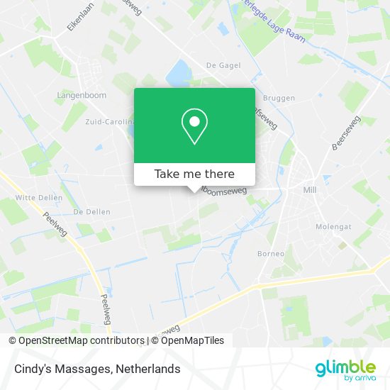 Cindy's Massages map