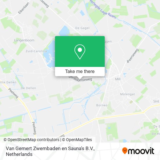 Van Gemert Zwembaden en Sauna's B.V. map