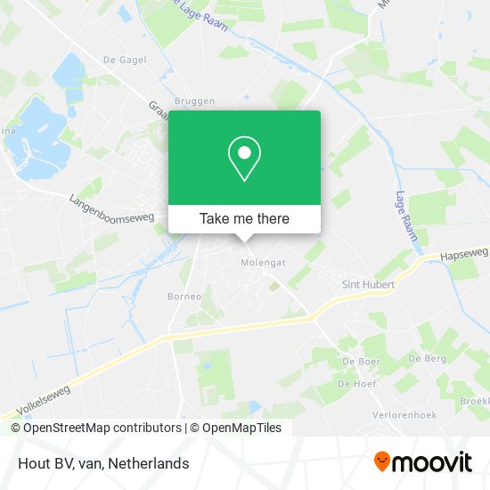 Hout BV, van map