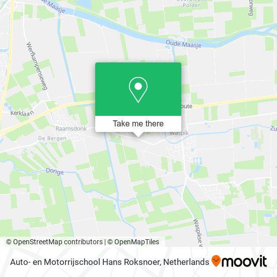 Auto- en Motorrijschool Hans Roksnoer Karte