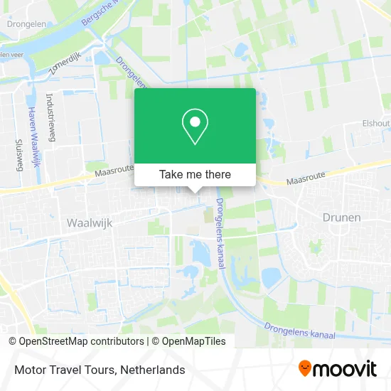 Motor Travel Tours map