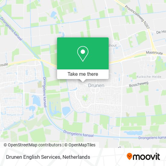 Drunen English Services map