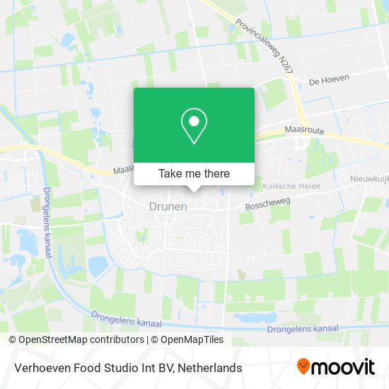 Verhoeven Food Studio Int BV map