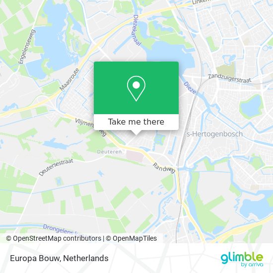 Europa Bouw map