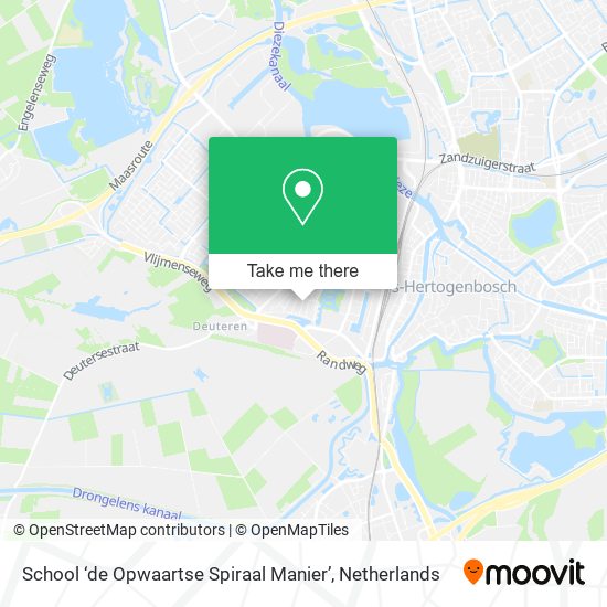 School ‘de Opwaartse Spiraal Manier’ map