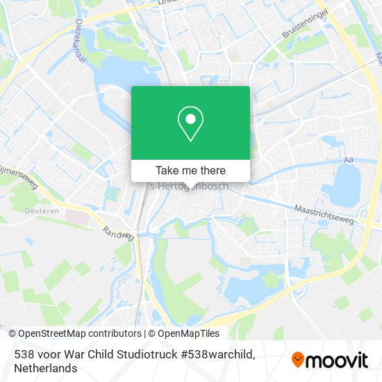 538 voor War Child Studiotruck #538warchild map