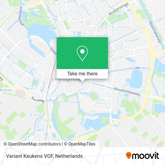 Variant Keukens VOF Karte