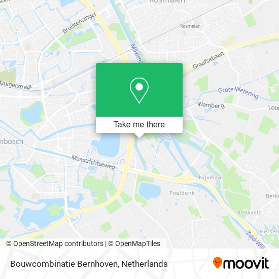 Bouwcombinatie Bernhoven map