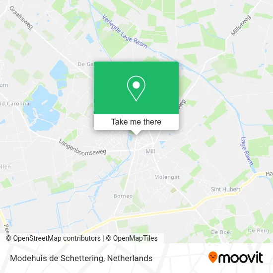 Modehuis de Schettering map