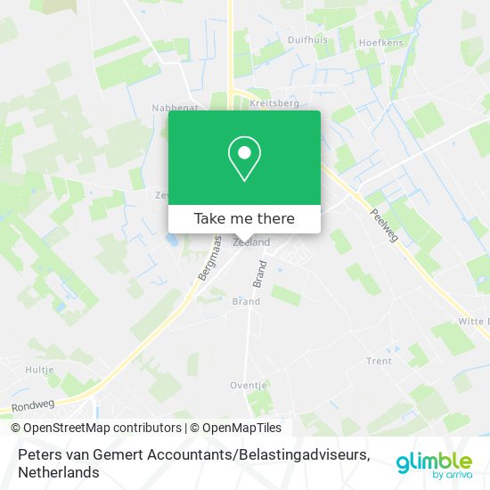 Peters van Gemert Accountants / Belastingadviseurs map