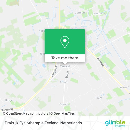 Praktijk Fysiotherapie Zeeland map