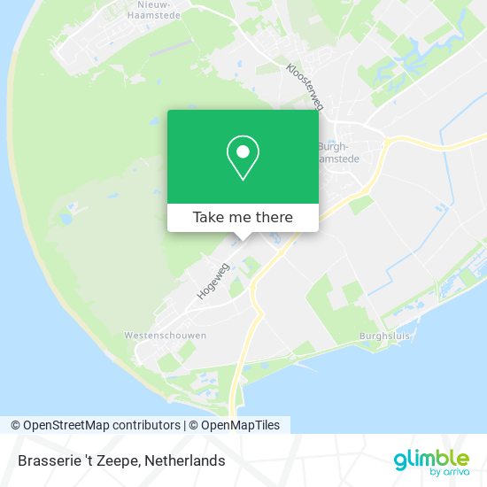 Brasserie 't Zeepe map