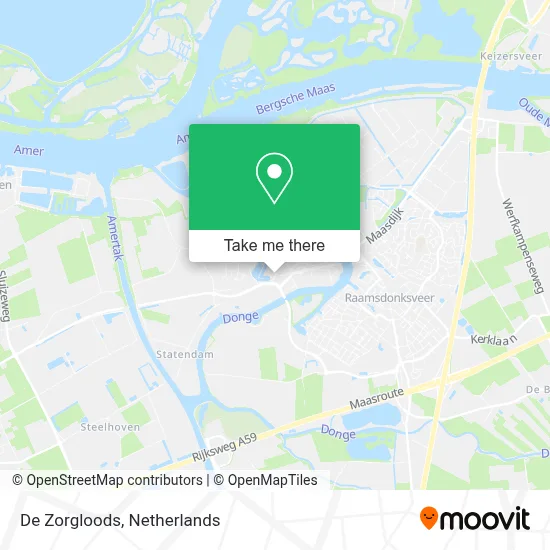 De Zorgloods map