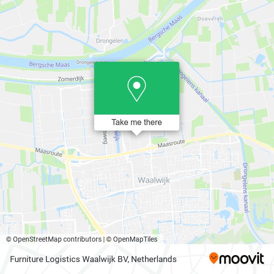 Furniture Logistics Waalwijk BV map