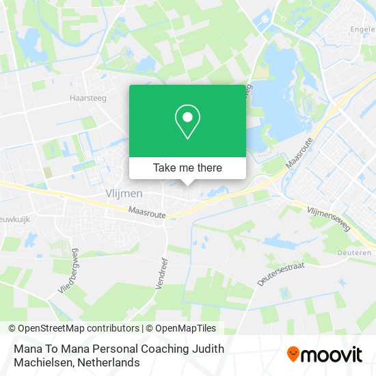 Mana To Mana Personal Coaching Judith Machielsen map